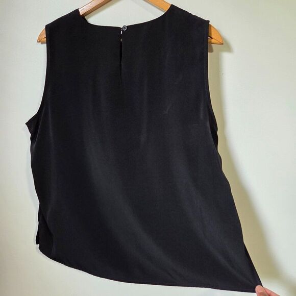 EUC NOTATIONS BLACK MINIMALIST SLEEVELESS TANK TOP SIZE XL - Picture 3 of 10